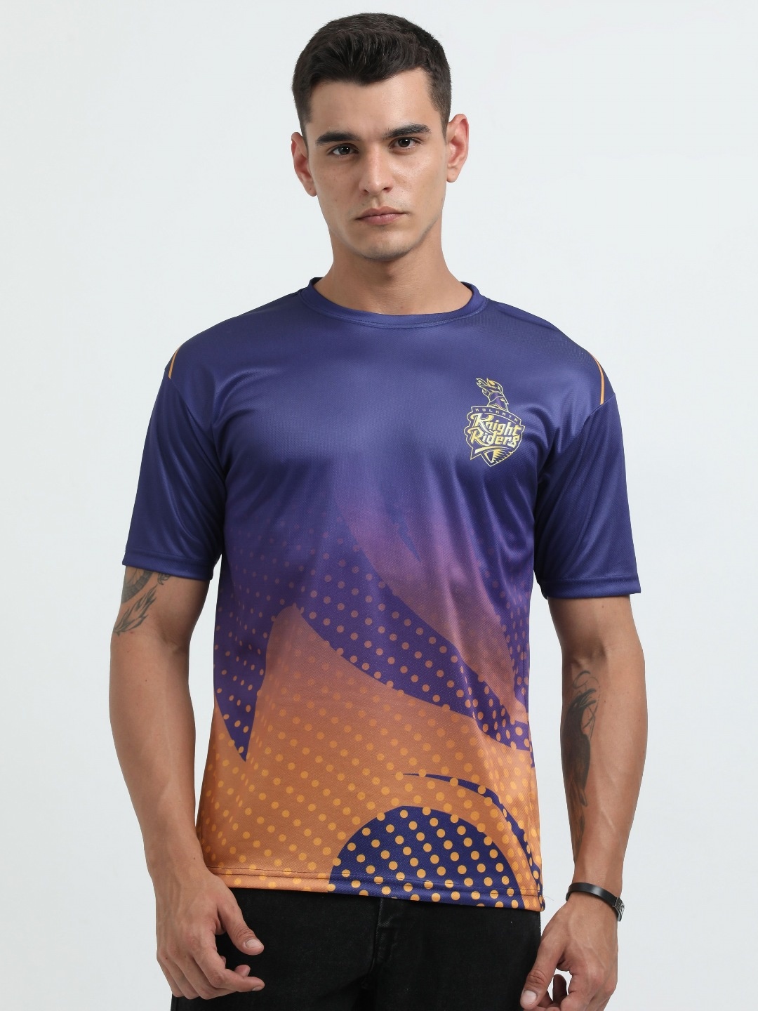 

RHINO CULT Men Typography Printed Round Neck T-shirt, Blue