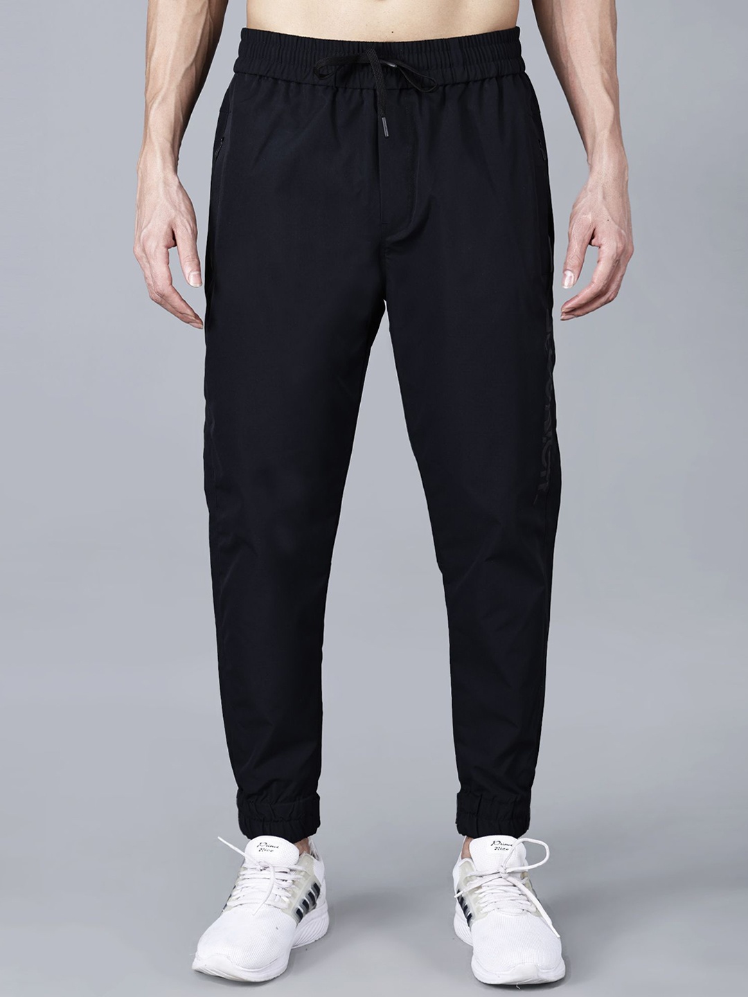 

Fort Collins Men Anti Odour Cotton Relaxed-Fit Track Pants, Black