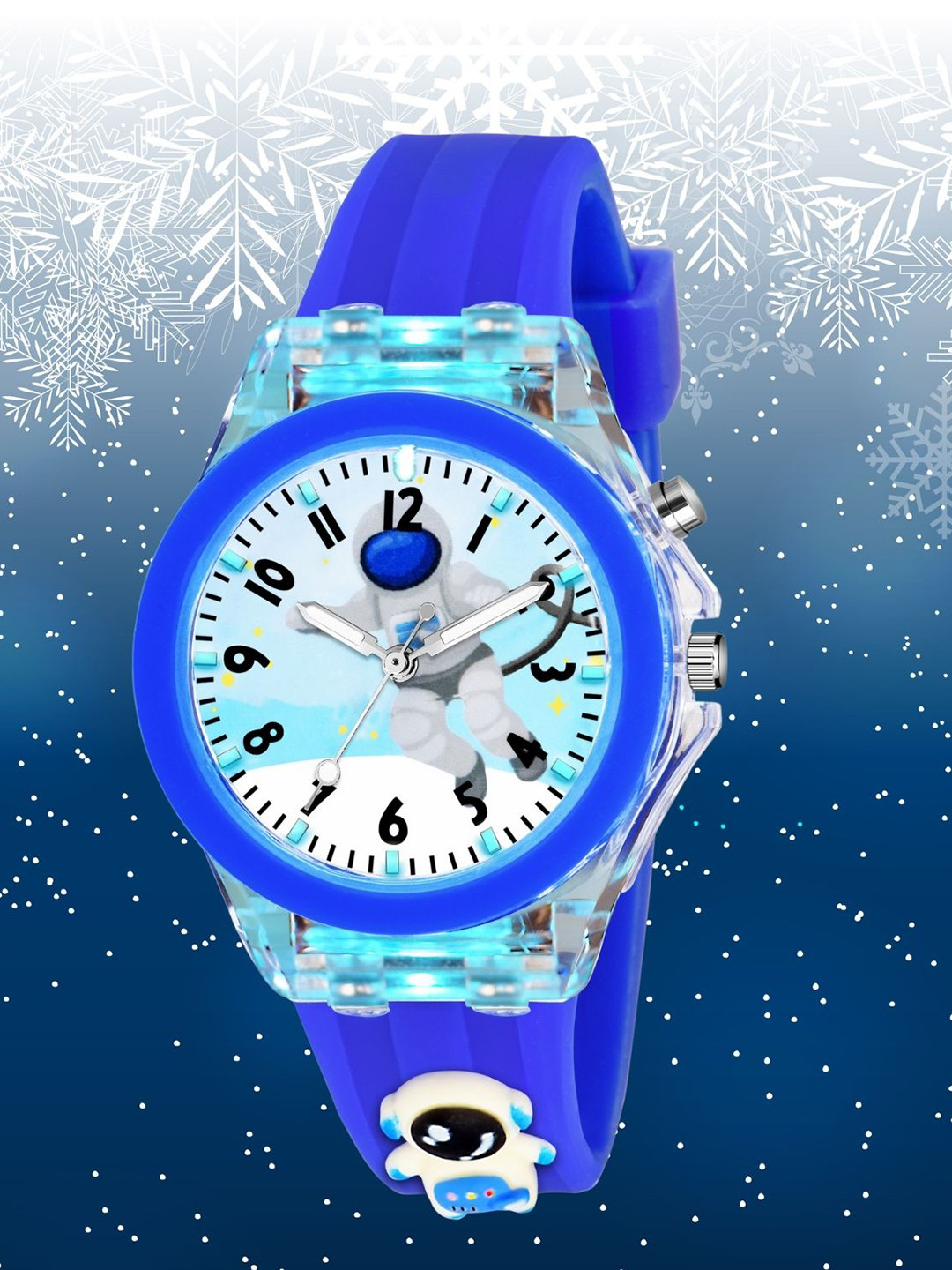 

SWADESI STUFF Kids Dial & Bracelet Style Straps Analogue Watch MULTI ASTRONAUT 27, Blue