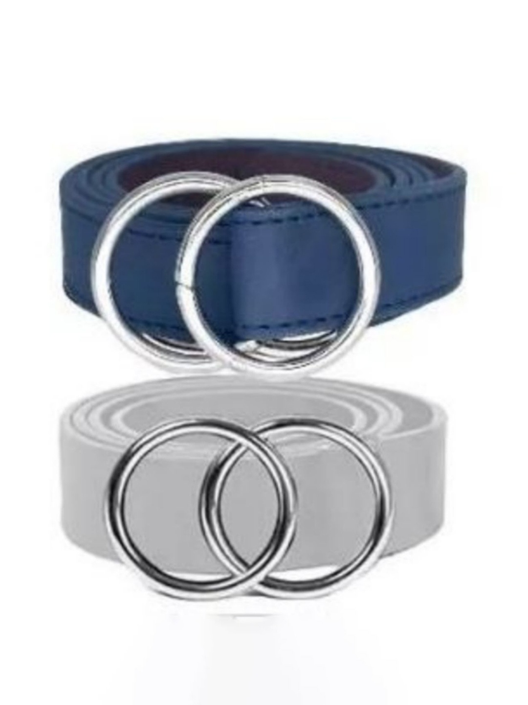 

HAPANI FASHION Pack Of 2 Women Leather Belt, White
