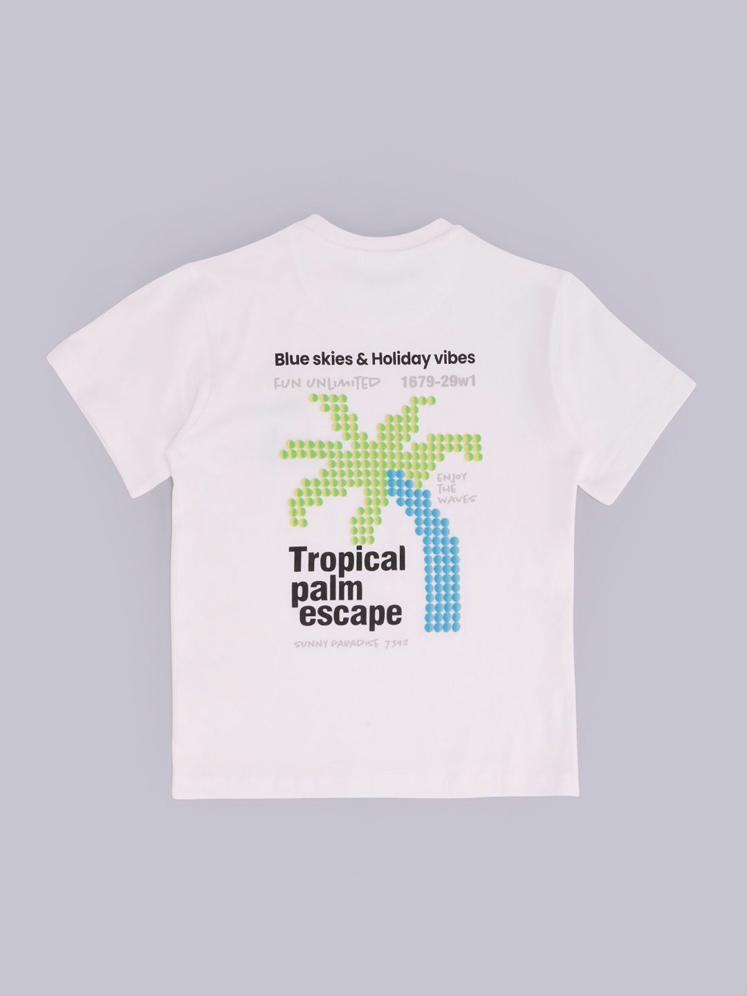 

Pantaloons Junior Boys Graphic Printed Round Neck Cotton T-shirt, White