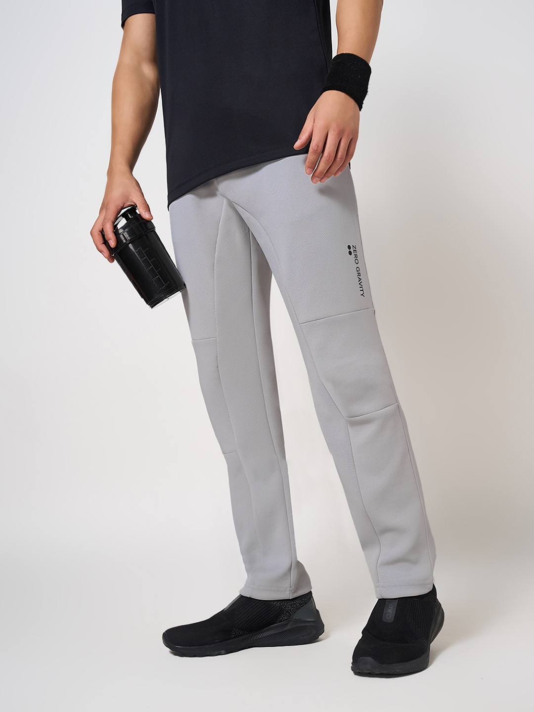 

Ajile by Pantaloons Men Mid Rise Track Pants, Grey