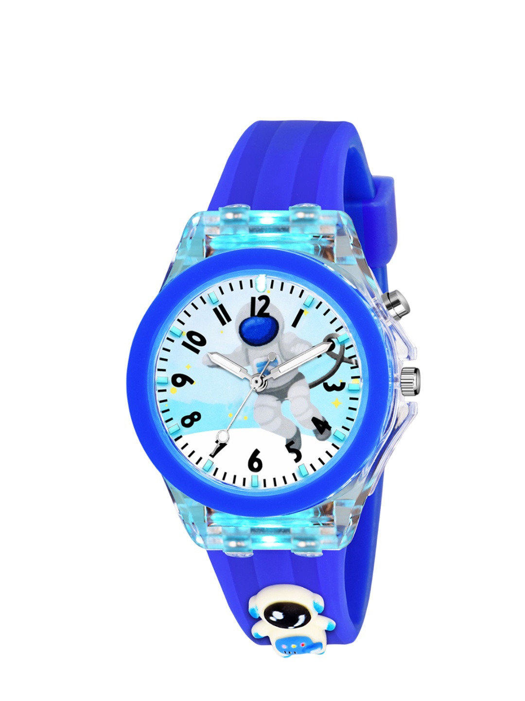 

SWADESI STUFF Kids Regular Straps Analogue Watch MULTI ASTRONAUT, Blue