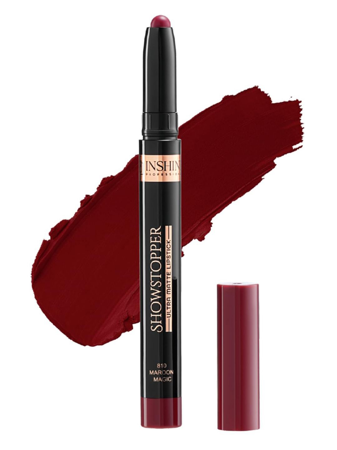 

Inshine Showstopper Ultra Matte Long Lasting Lipstick - Maroon Magic 810
