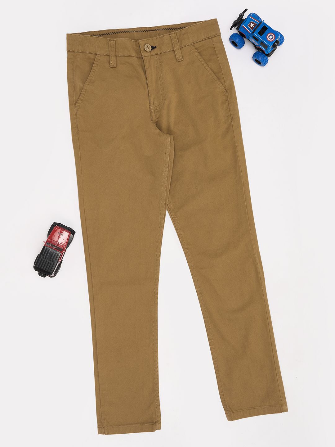 

Pantaloons Junior Boy Chinos Trousers, Rust