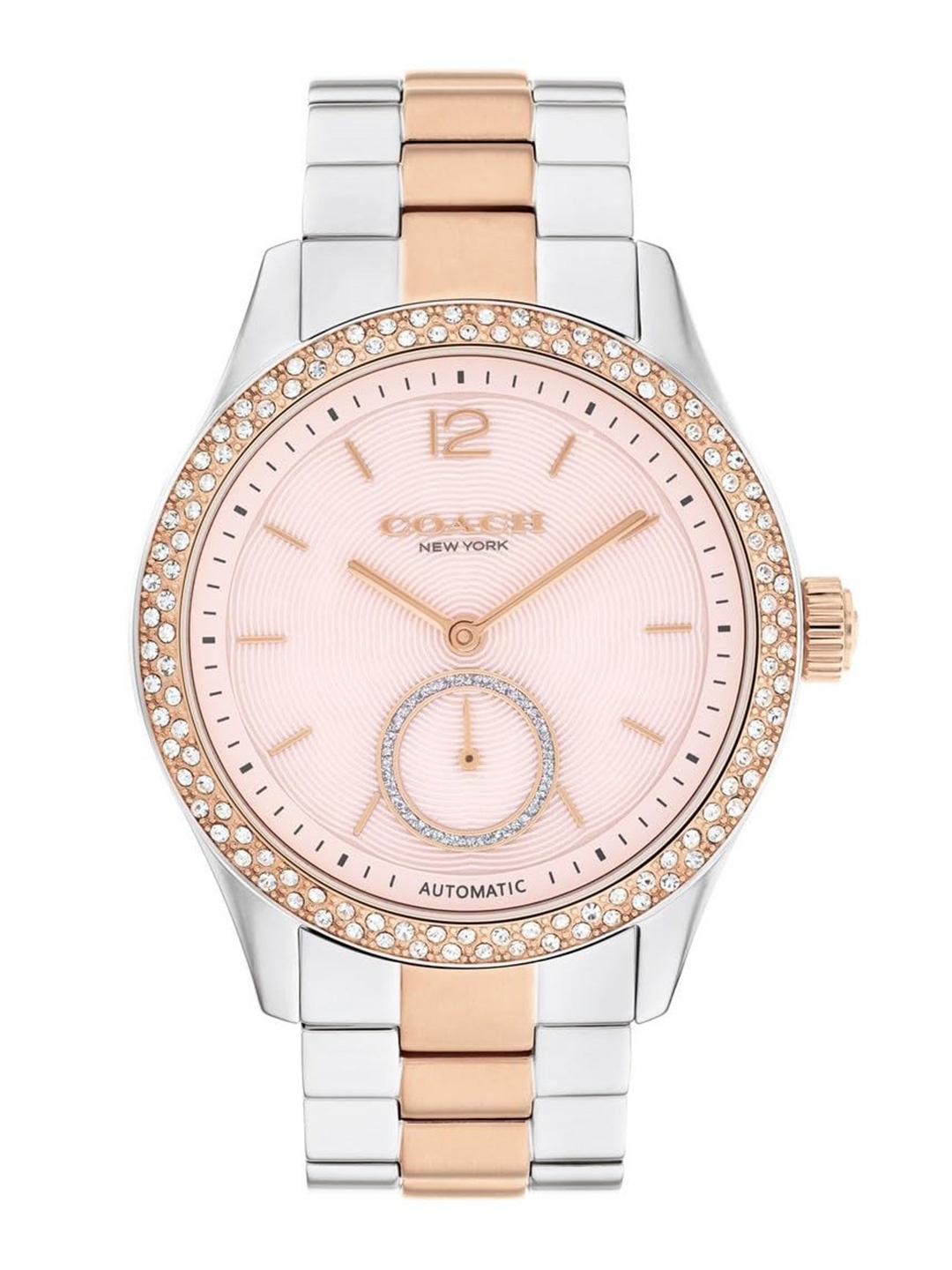 

Coach Women Bracelet Style Straps Analogue Automatic Solar Powered Watch 14504536, Pink