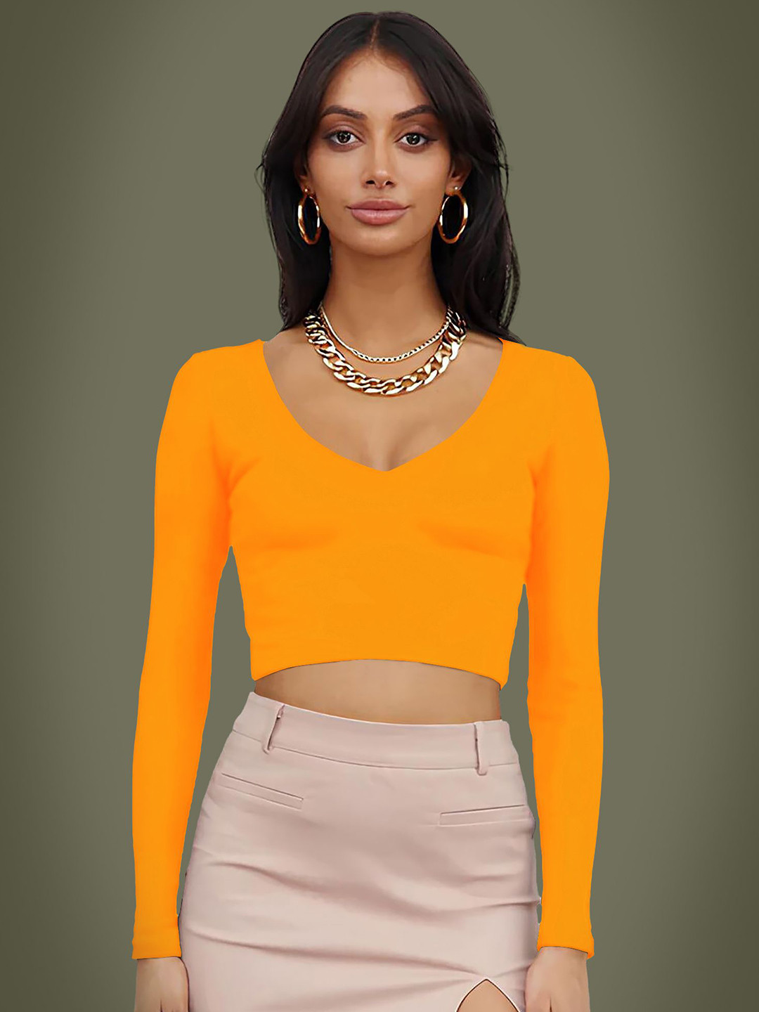 

Dream Beauty Fashion Crop Top, Yellow