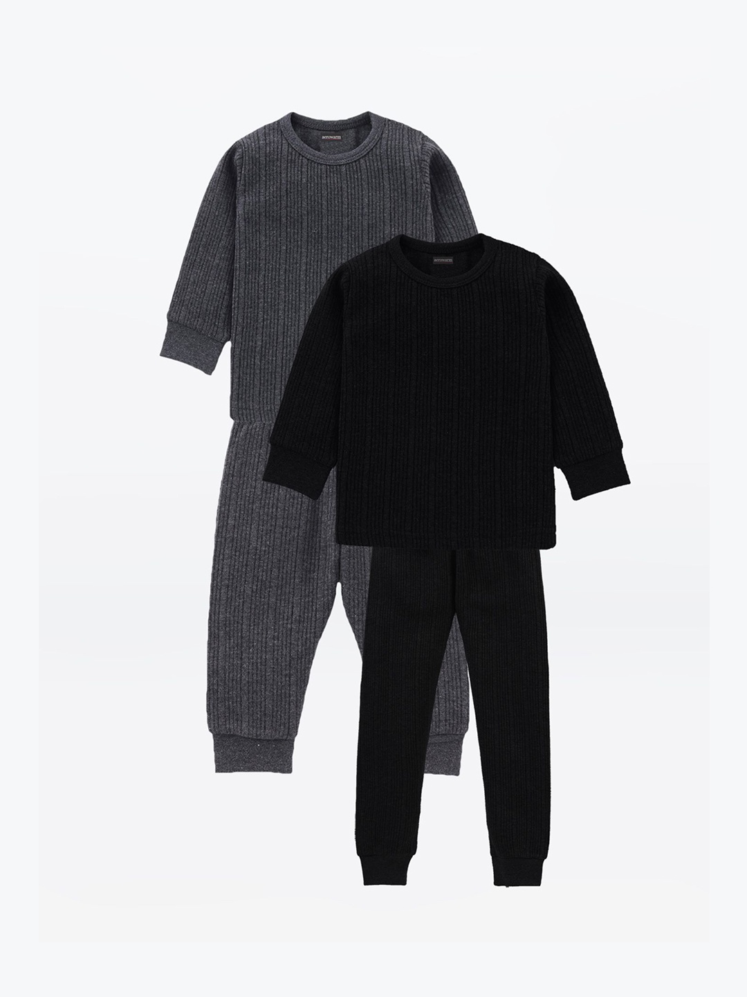 

Aerowarm Infant Girls Pack Of 2 Thermal Sets, Black