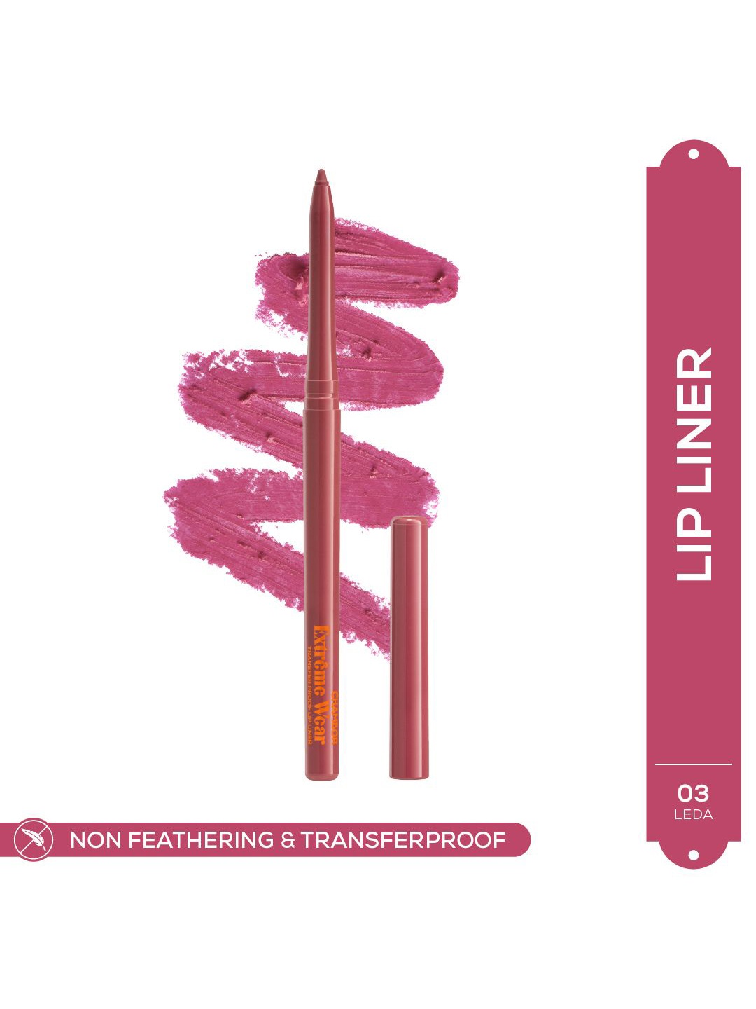

Chambor Extreme Wear Transfer Proof Lip Liner - 0.35 gm - Leda - 03, Pink