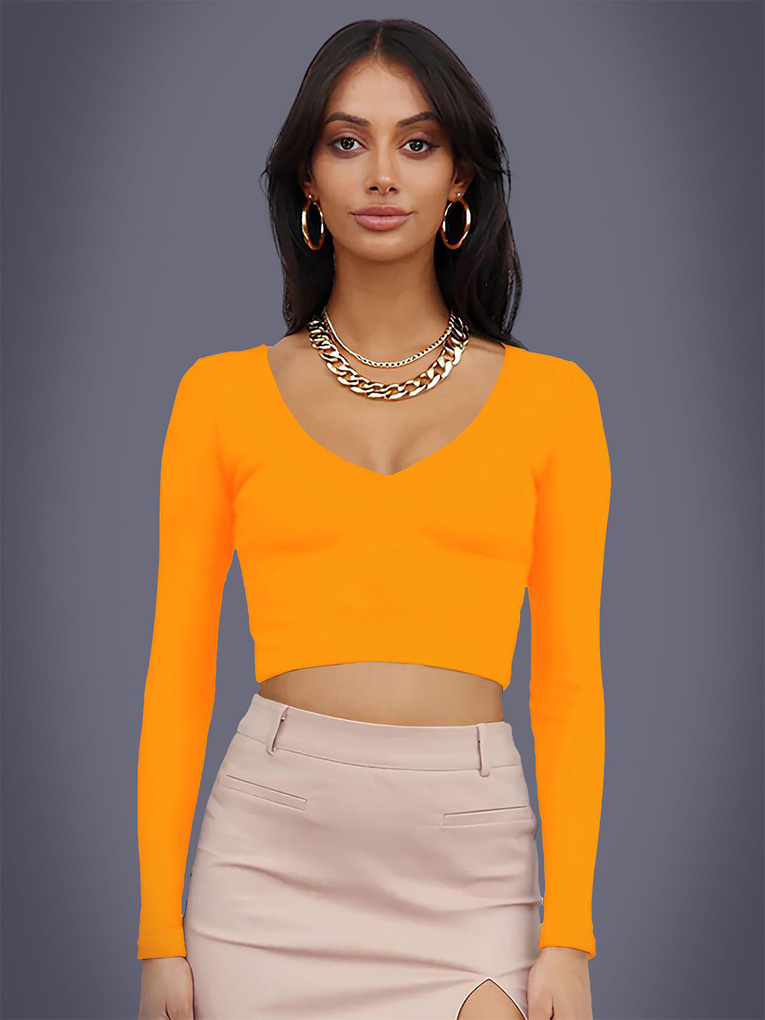 

Dream Beauty Fashion Crop Top, Yellow