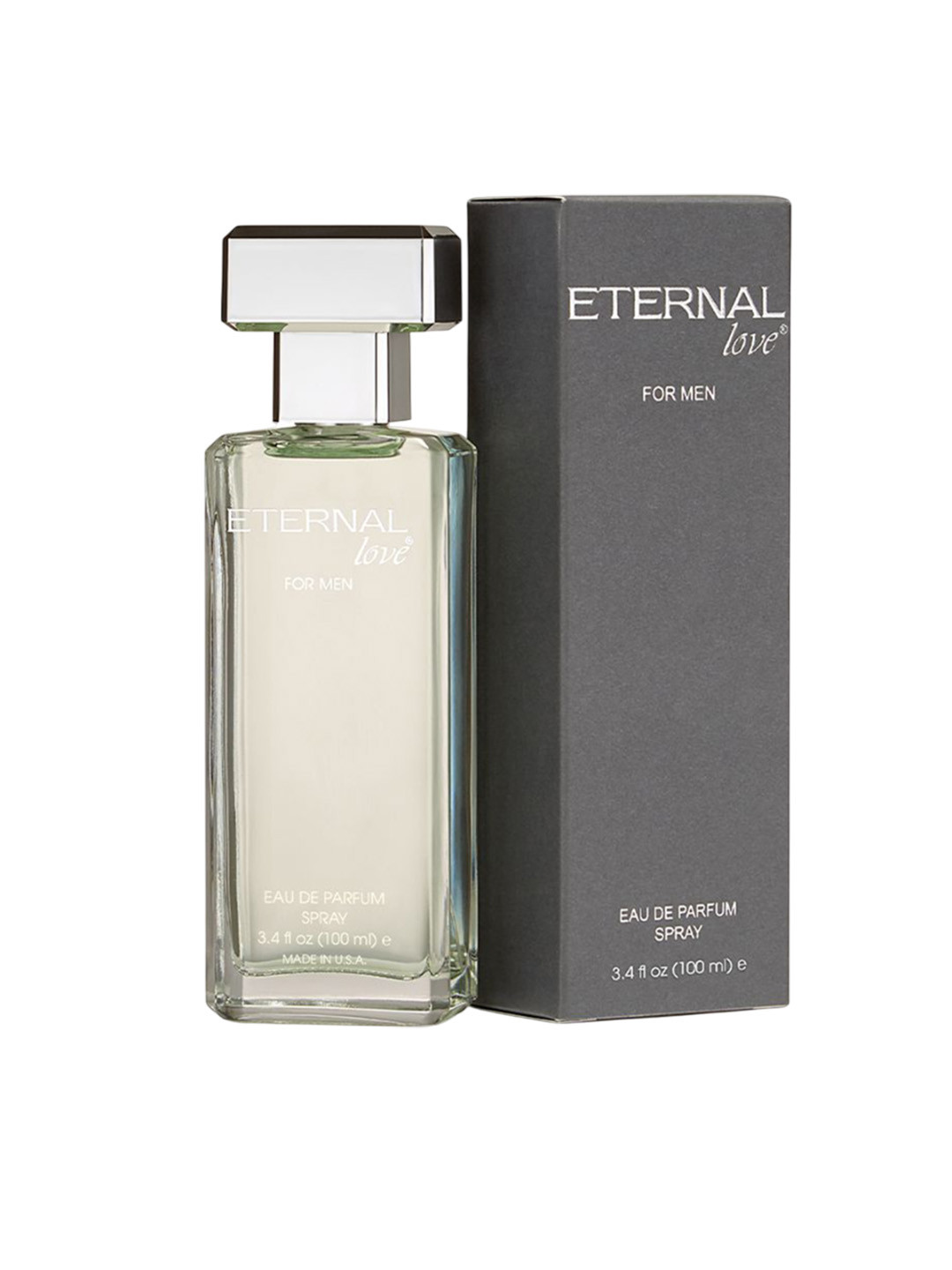 

ETERNAL Love Long Lasting Cruelty-Free Eau de Parfum Spray - 100 ml, Grey