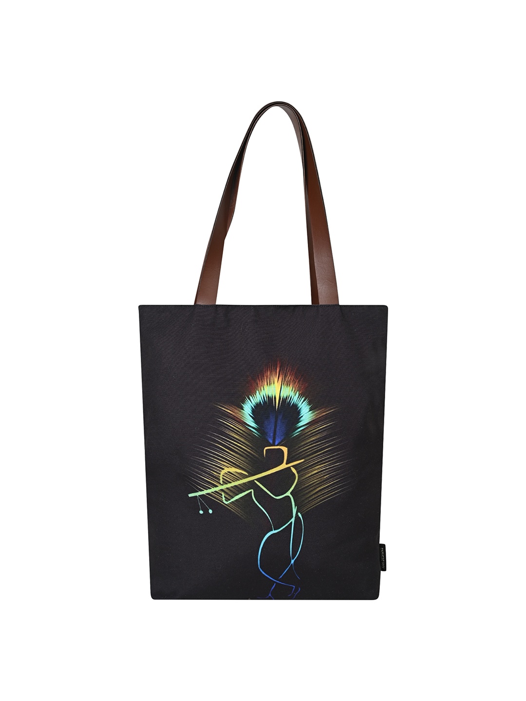 

RAK DESIGNS Women Graphic Printed Oversized Shopper Canvas Tote Bag, Black