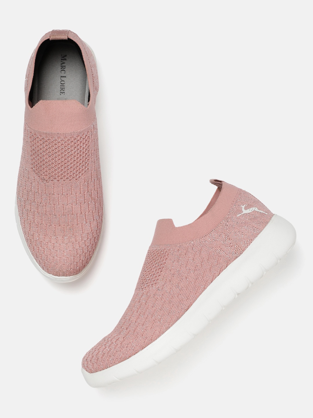 

Marc Loire Women Printed Slip-On Sneakers, Peach