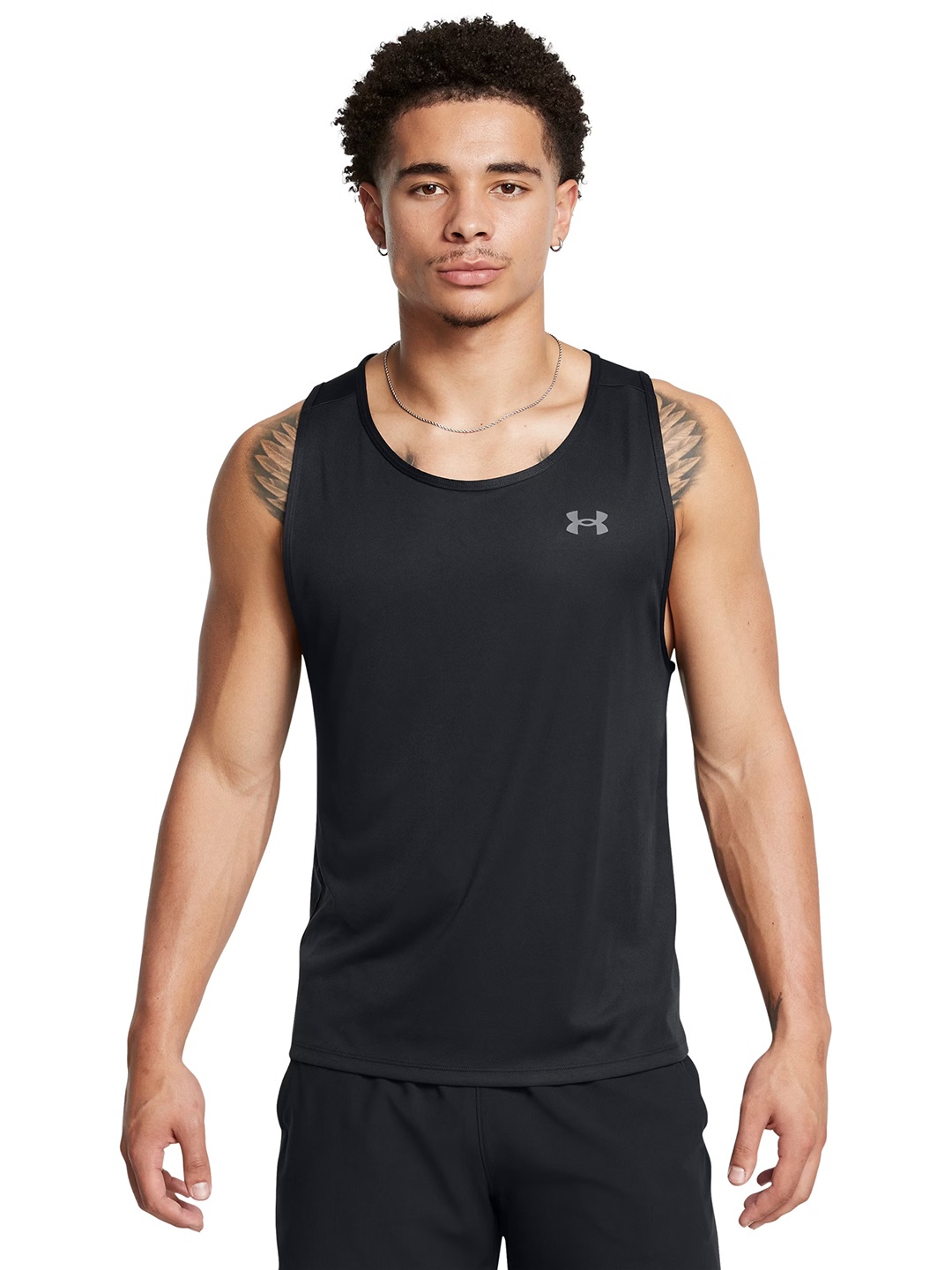 

UNDER ARMOUR Velocity Tank T-shirt, Black