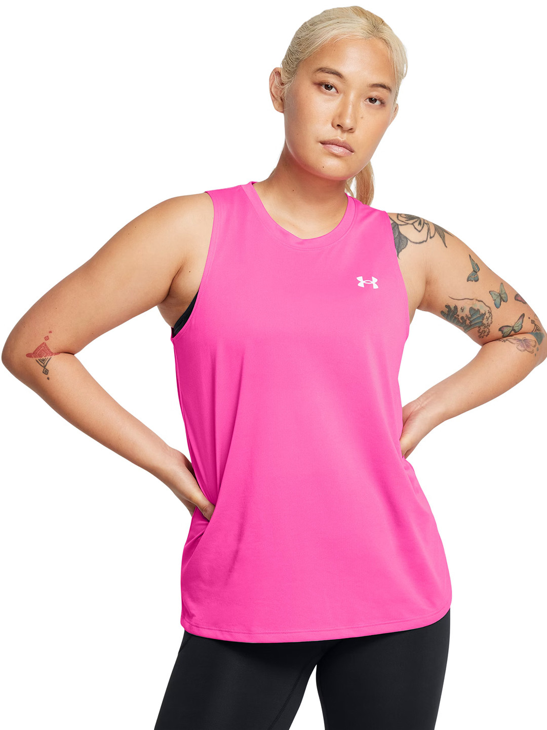 

UNDER ARMOUR Tech Tank Loose Fit T-shirt, Pink