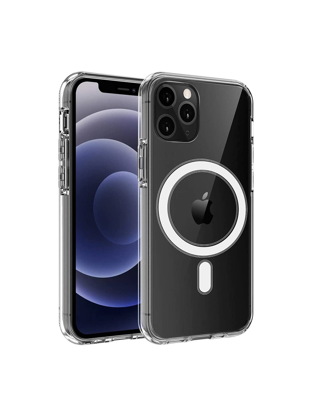 

LIRAMARK Magnetic MagSafe Compatible Protective Clear iPhone 11 Pro Max Back Case, Transparent