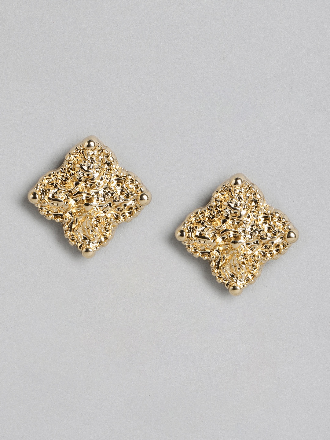 

Forever New Gold-Plated Square Studs Earrings