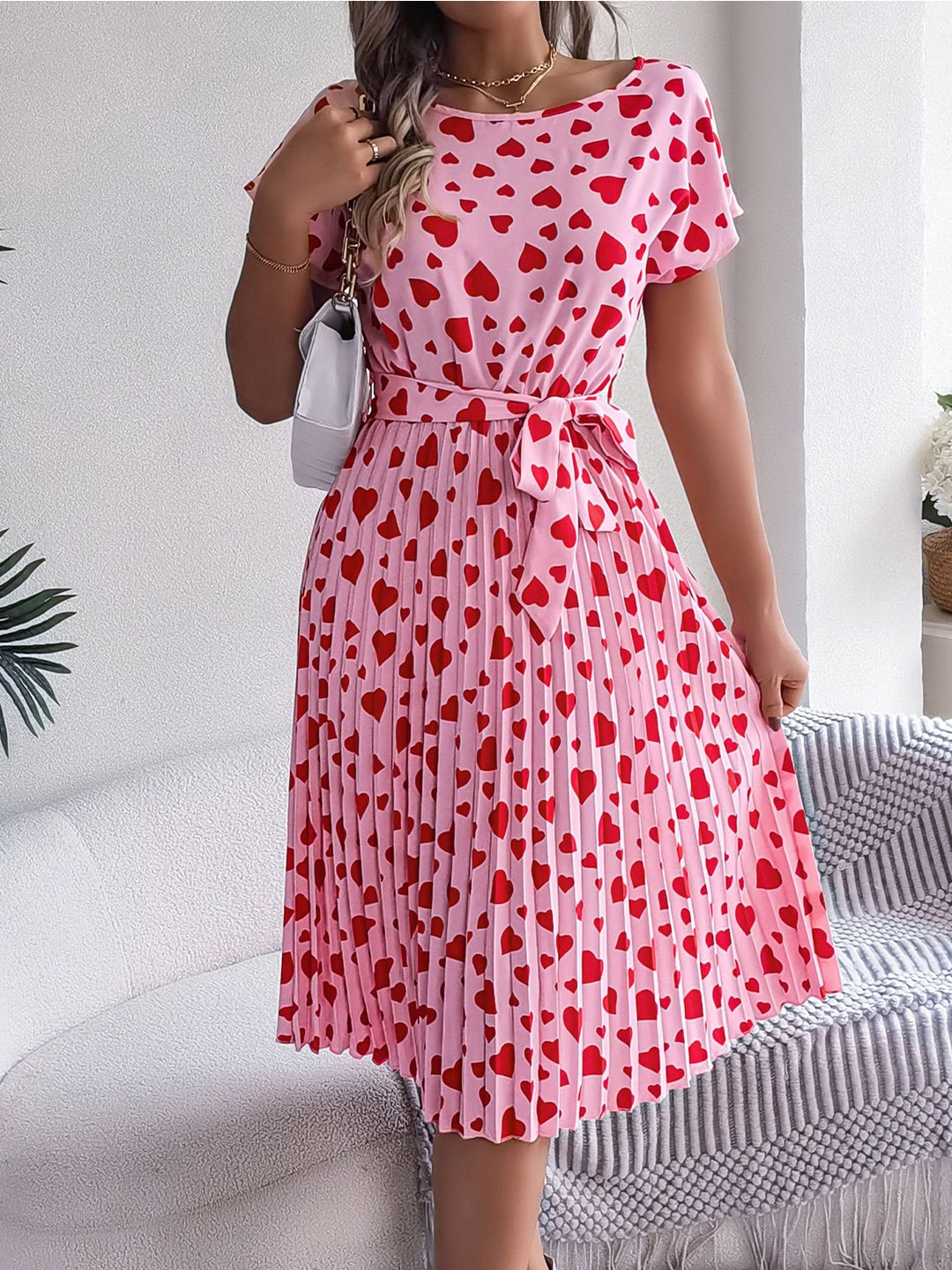 

StyleCast x Revolte Women Print Dress, Pink