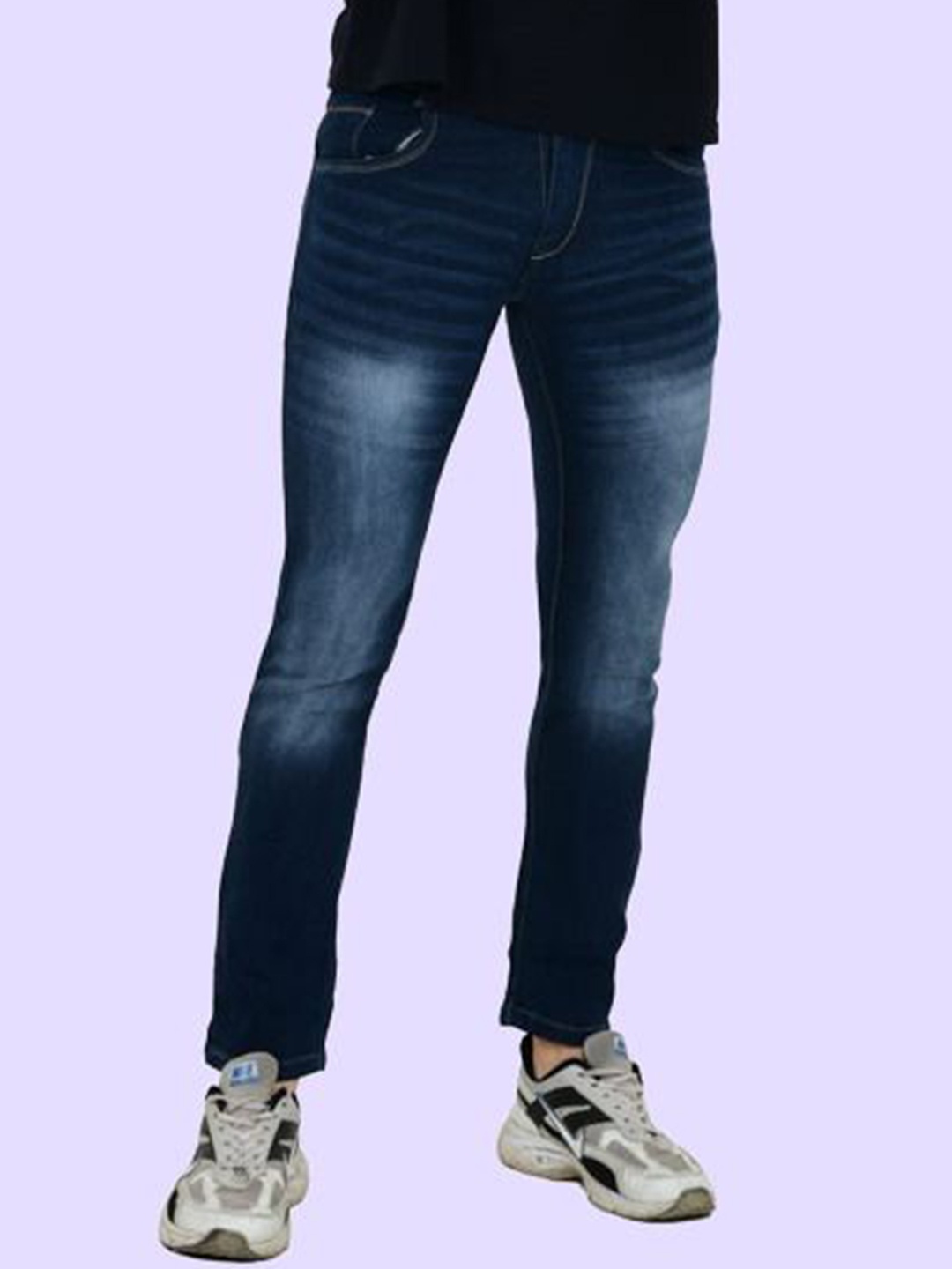 

LINARIA Men Classic Slim Fit Jeans, Blue