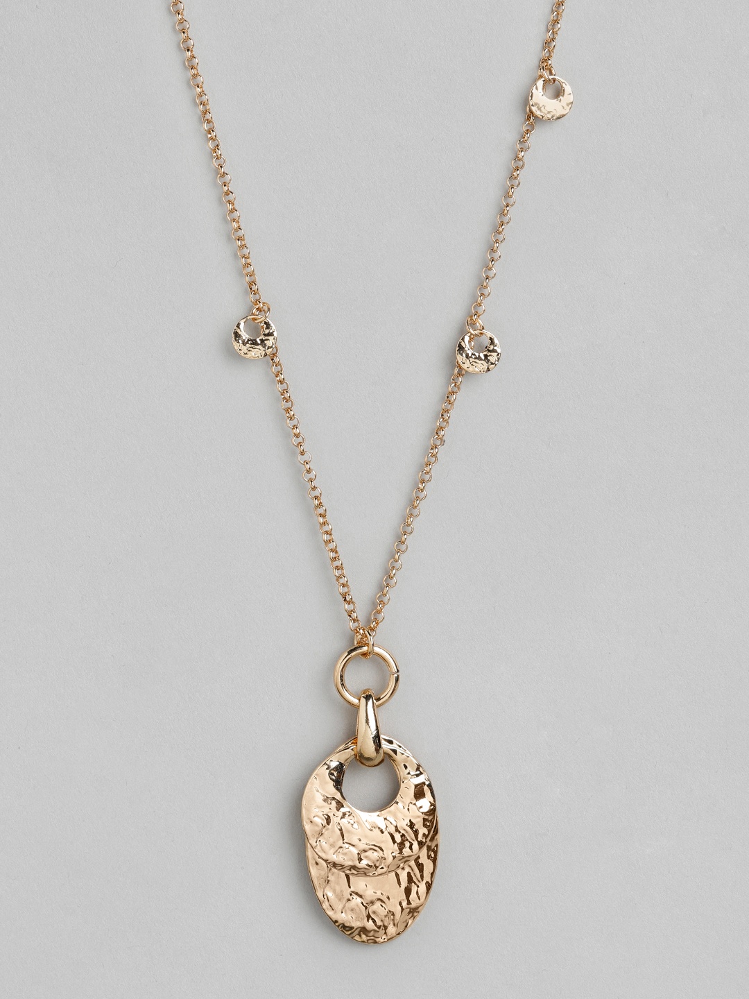 

Forever New Gold-Plated Textured Minimal Necklace