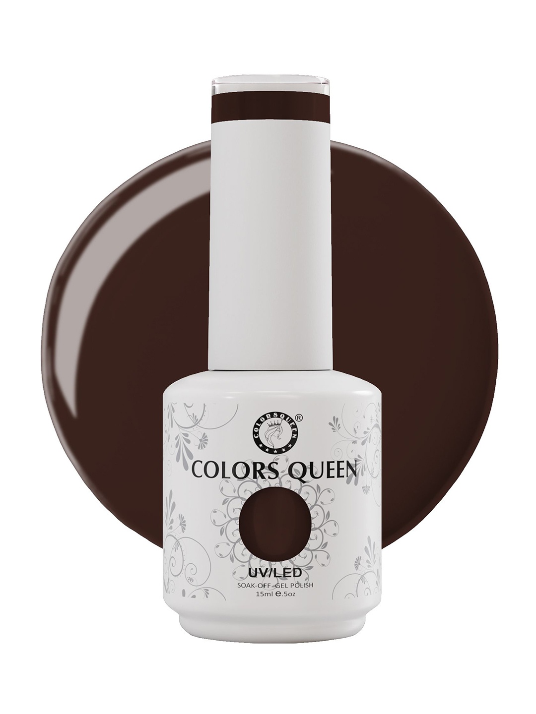 

Colors Queen UV/LED Soak Off Gel Polish- 15 ml- Shade- 148, Brown