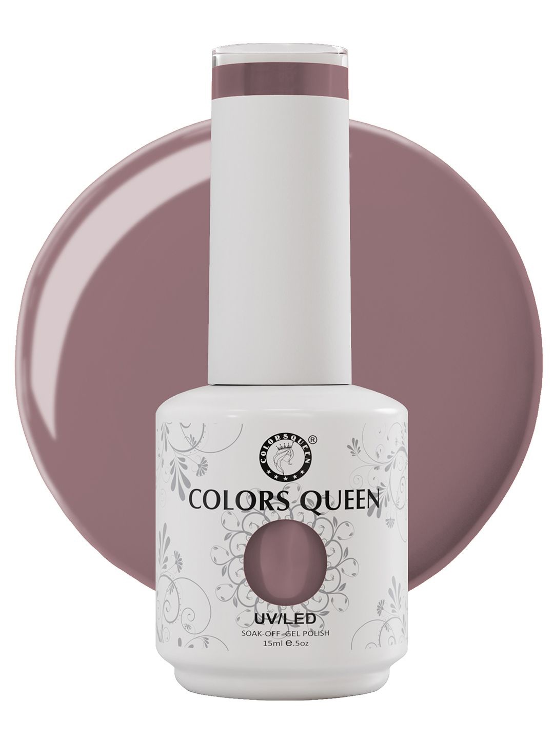

Colors Queen UV/LED Soak Off Gel Polish- 15 ml- Shade- 116, Grey