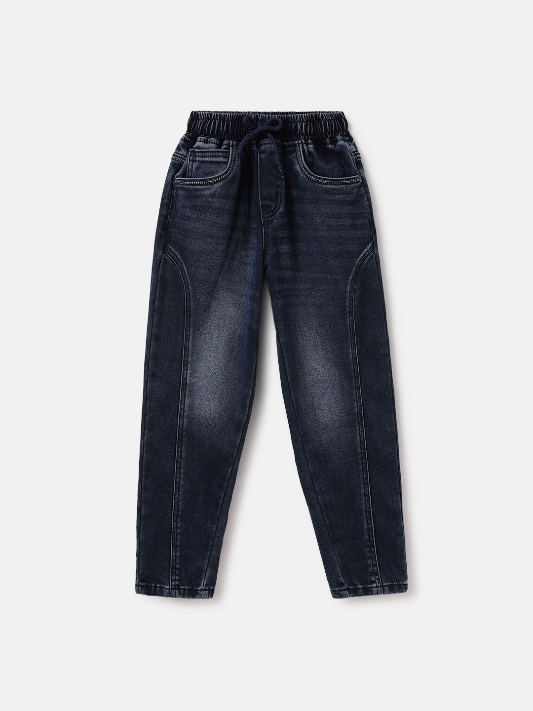 

Blue Giraffe Boys Straight Fit Heavy Fade Stretchable Jeans