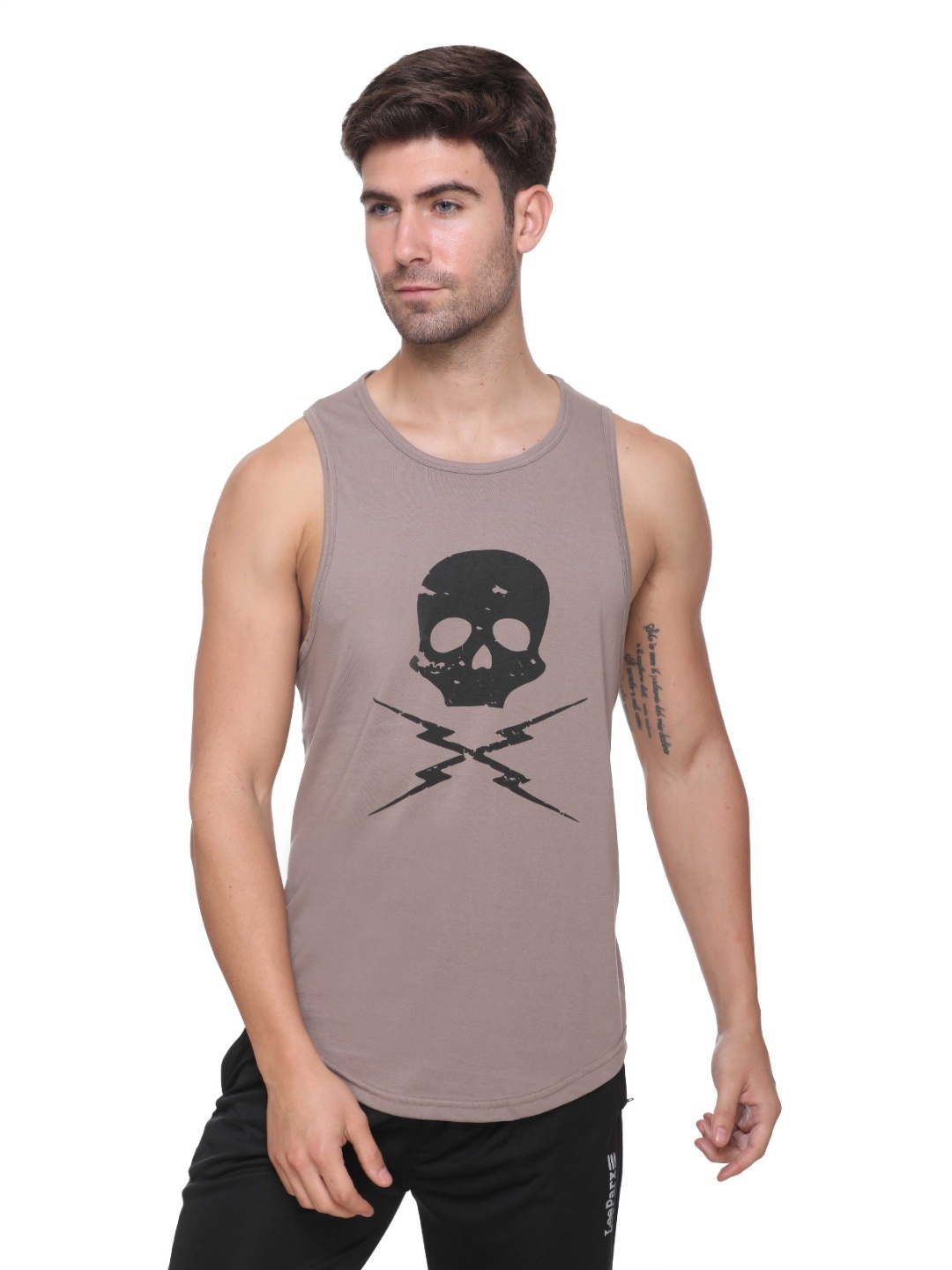 

Colors and Blends Men Printed T-shirt, Beige