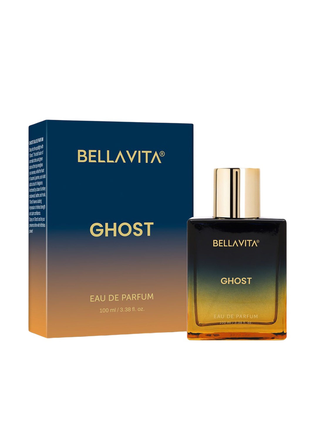

Bella Vita Organic Ghost Long Lasting Eau De Parfum- 100 ml, Blue