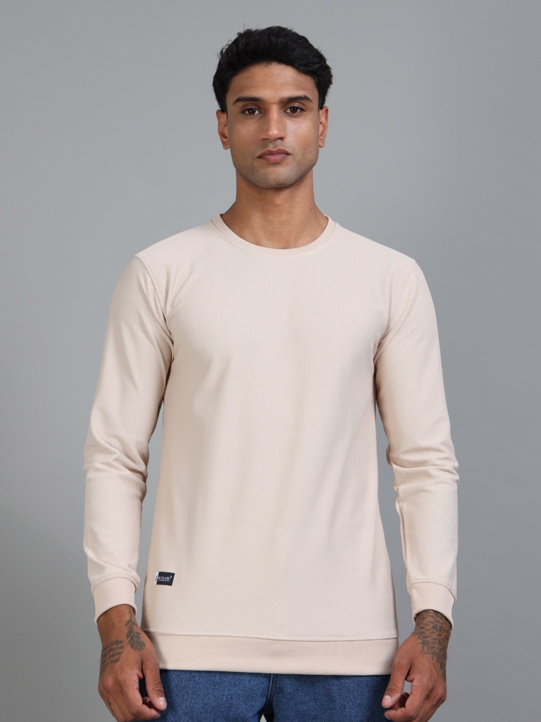 

BLUE ARC Men T-shirt, Beige