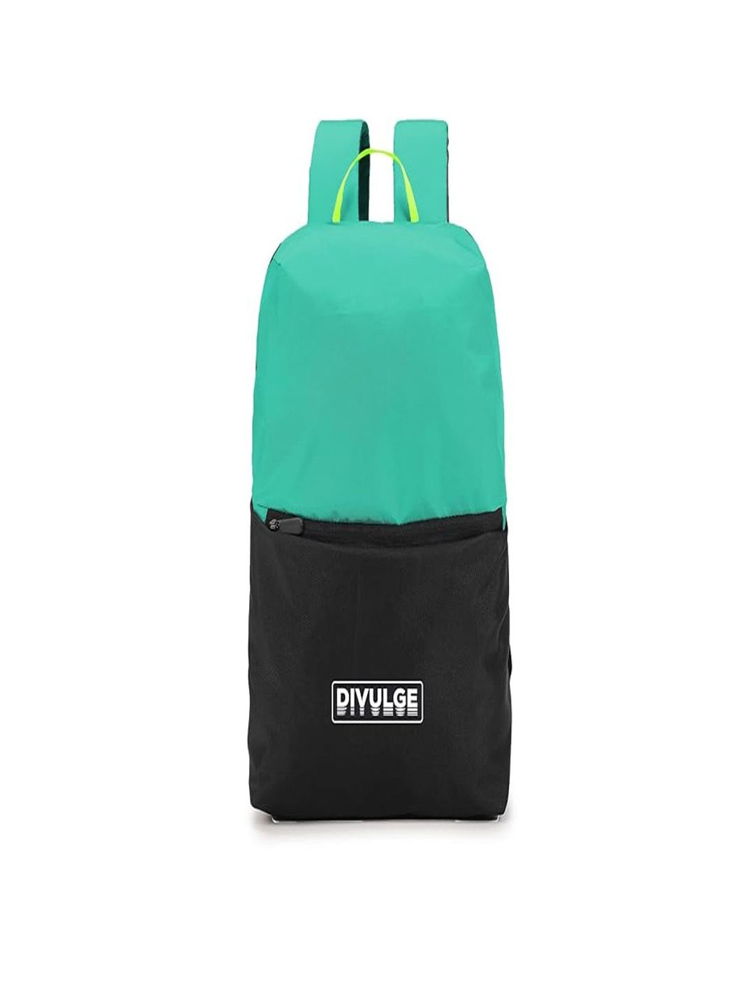 

Divulge Women Colourblocked Brand Logo Backpack, Turquoise blue