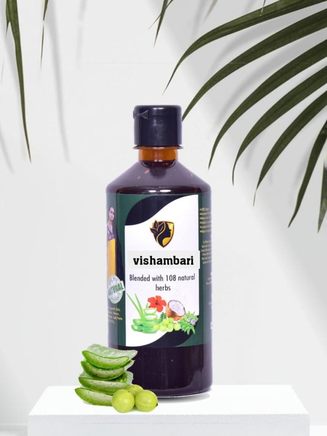 

VISHAMBHARI Ayurvedic Hair Oil For Hair Growth - 250 ml, Black