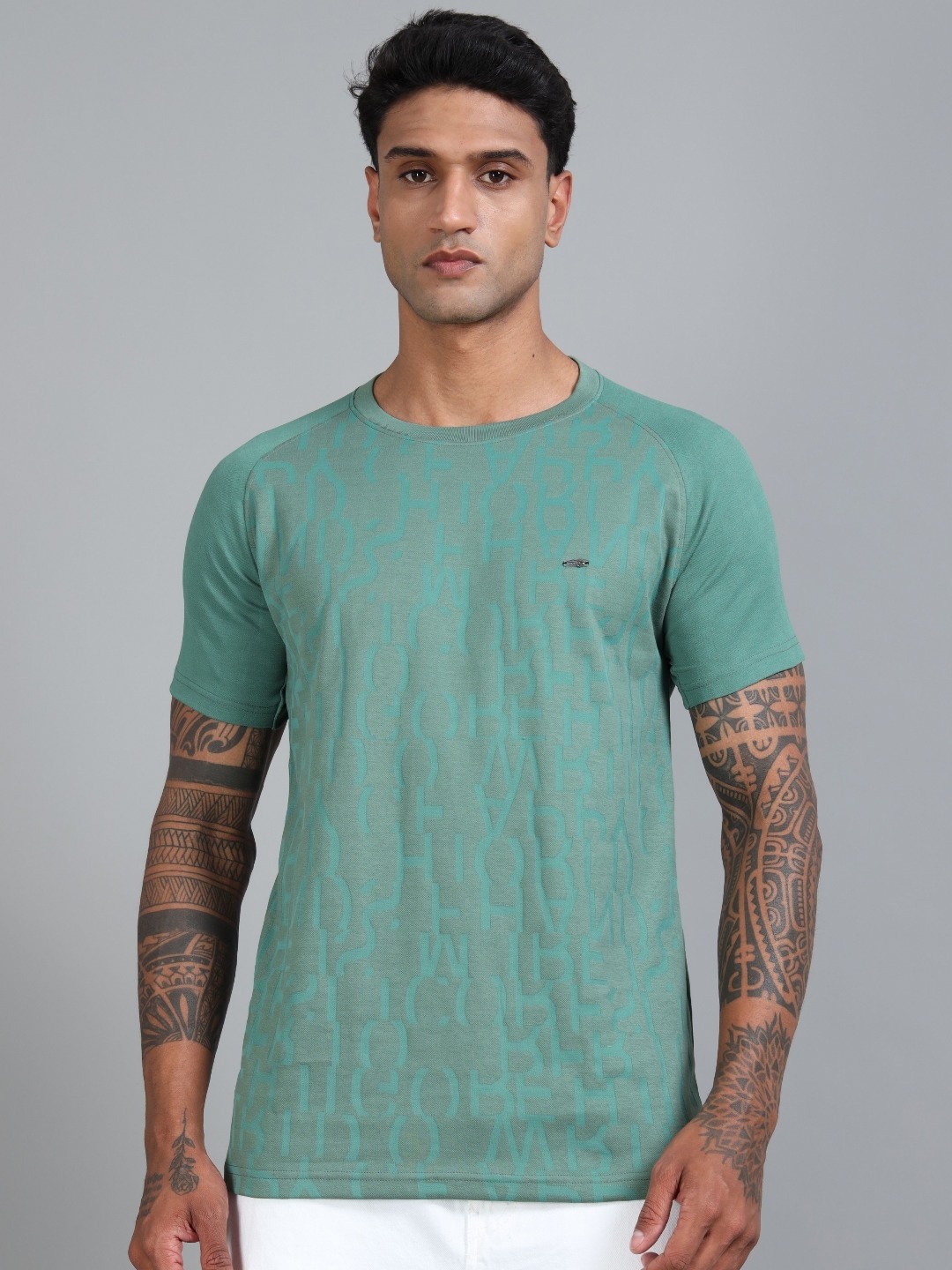 

BLUE ARC Men T-shirt, Green