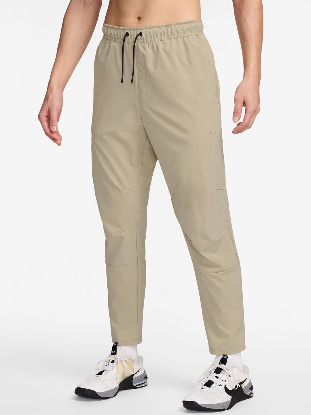 

Nike Unlimited Men's Dri-FIT Straight-Leg Versatile Trousers, Beige