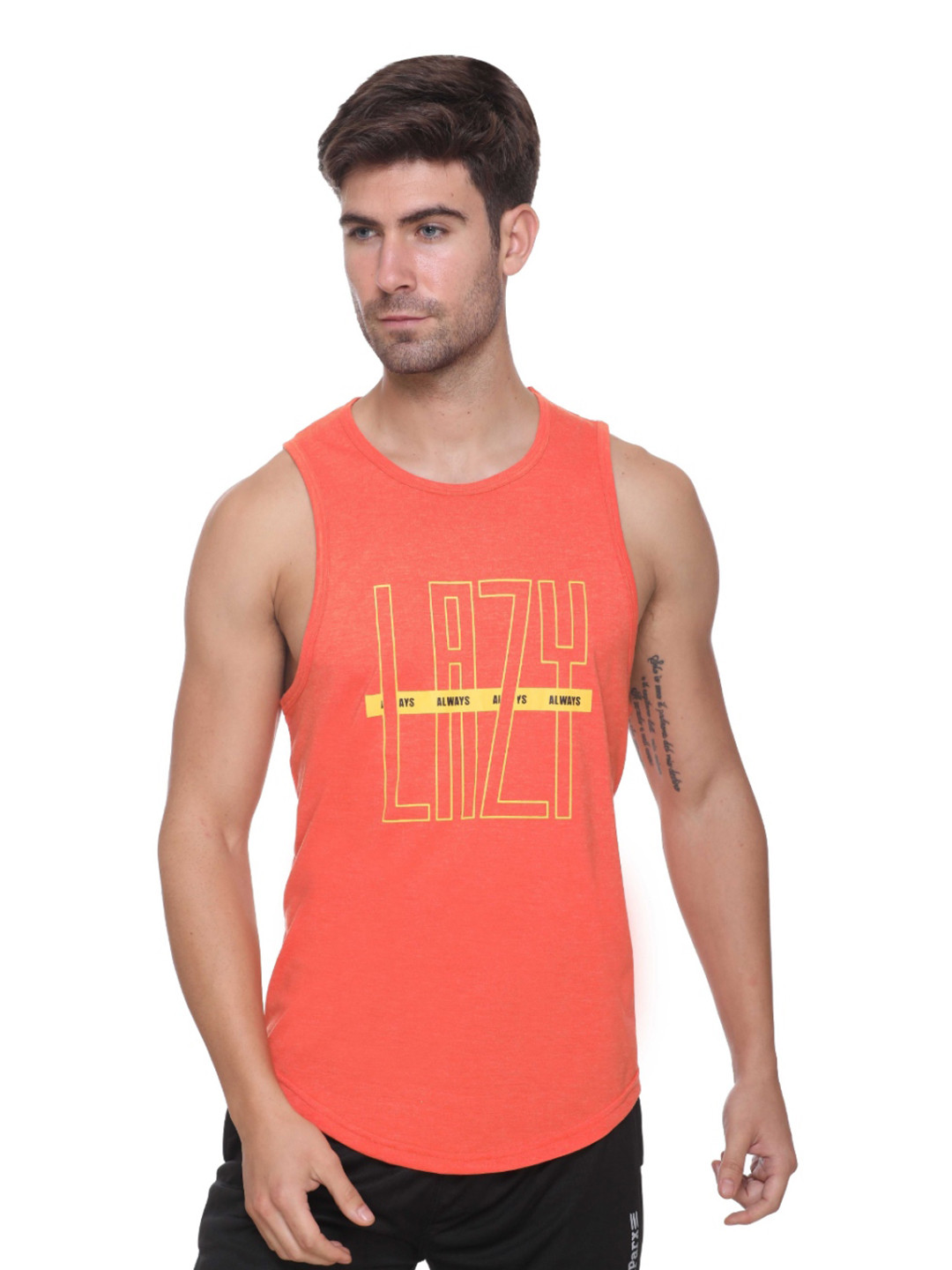 

Colors and Blends Men Printed T-shirt, Orange