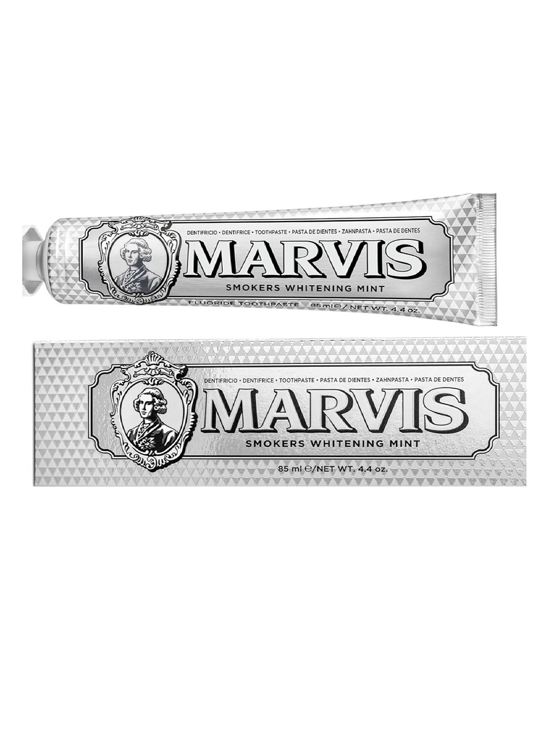 

Marvis Smokers Whitening Mint Toothpaste - 85 ml, Silver