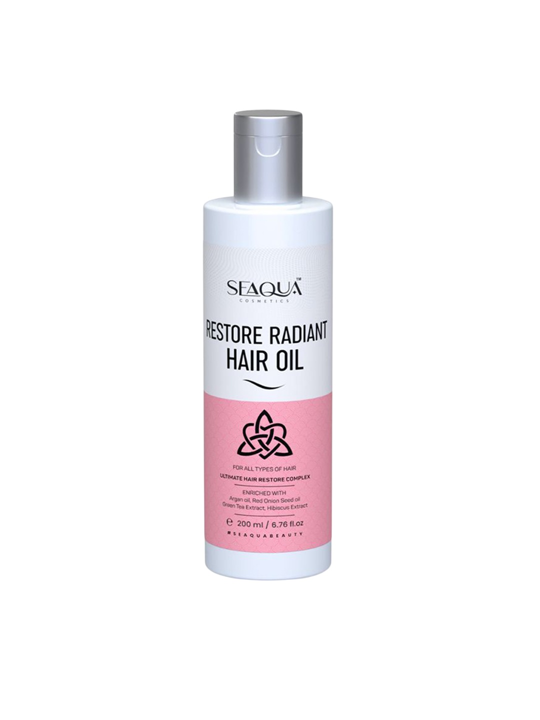 

Seaqua cosmetics Restore Radiant Hair Oil With Argan Oil - 200ml, White