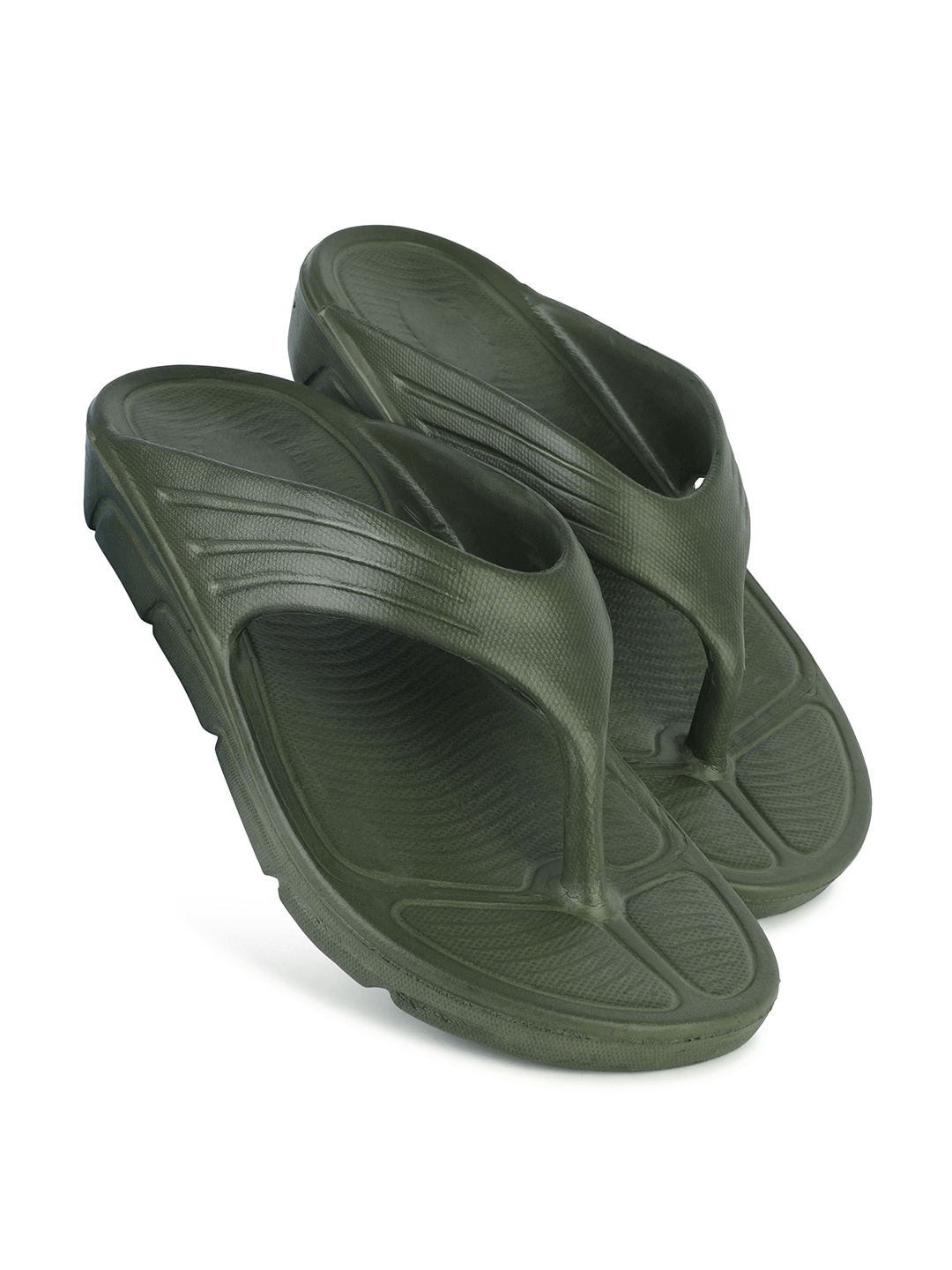 

PENNEN Men Thong Flip-Flops, Green