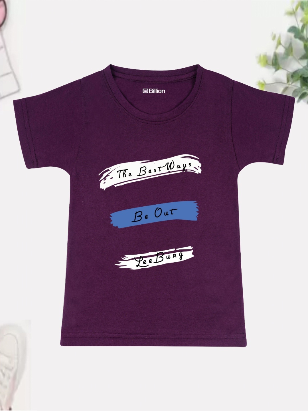 

Billion Boys Printed Bio Finish T-shirt, Purple