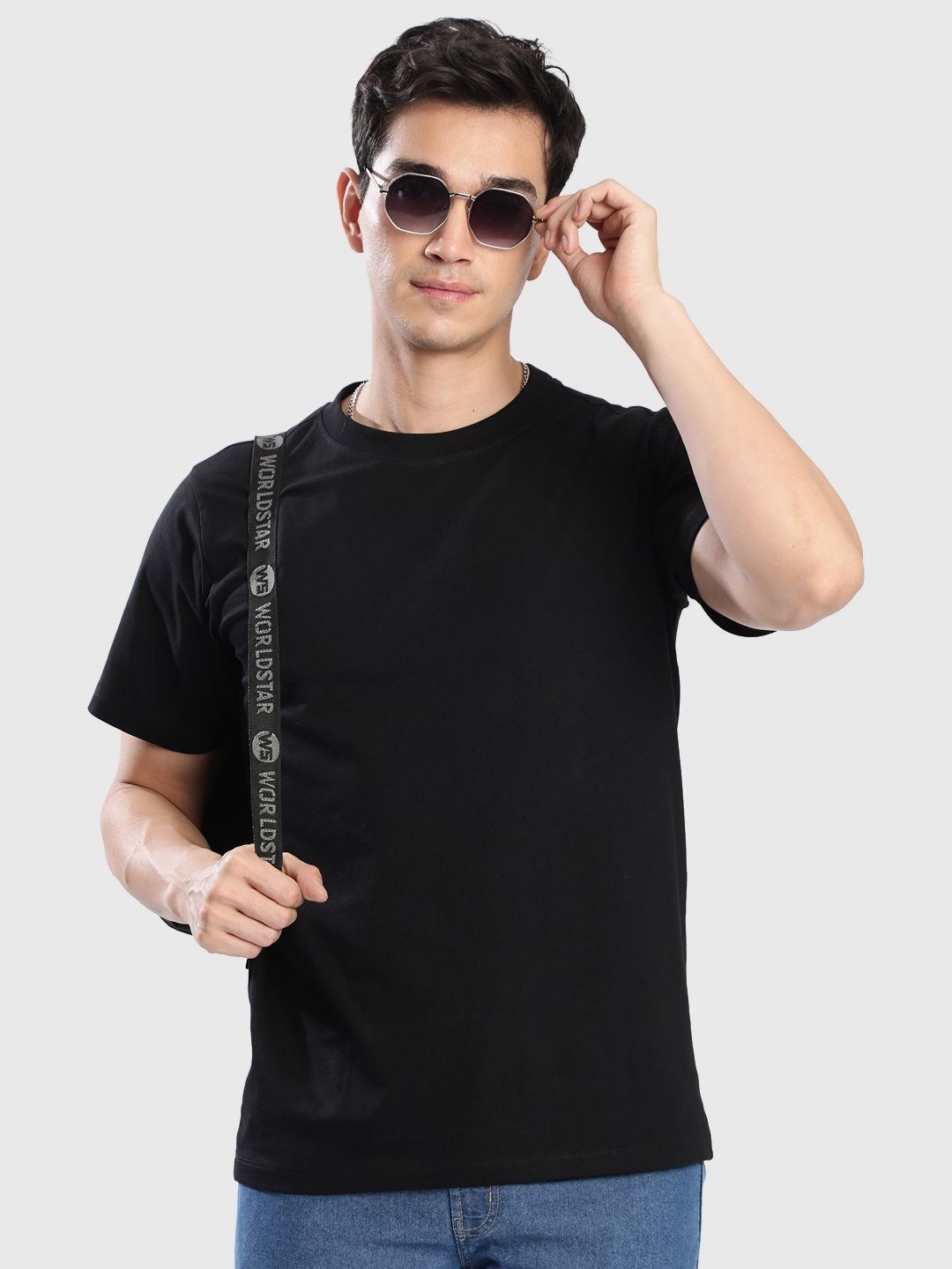 

Bene Kleed Men Pockets T-shirt, Black