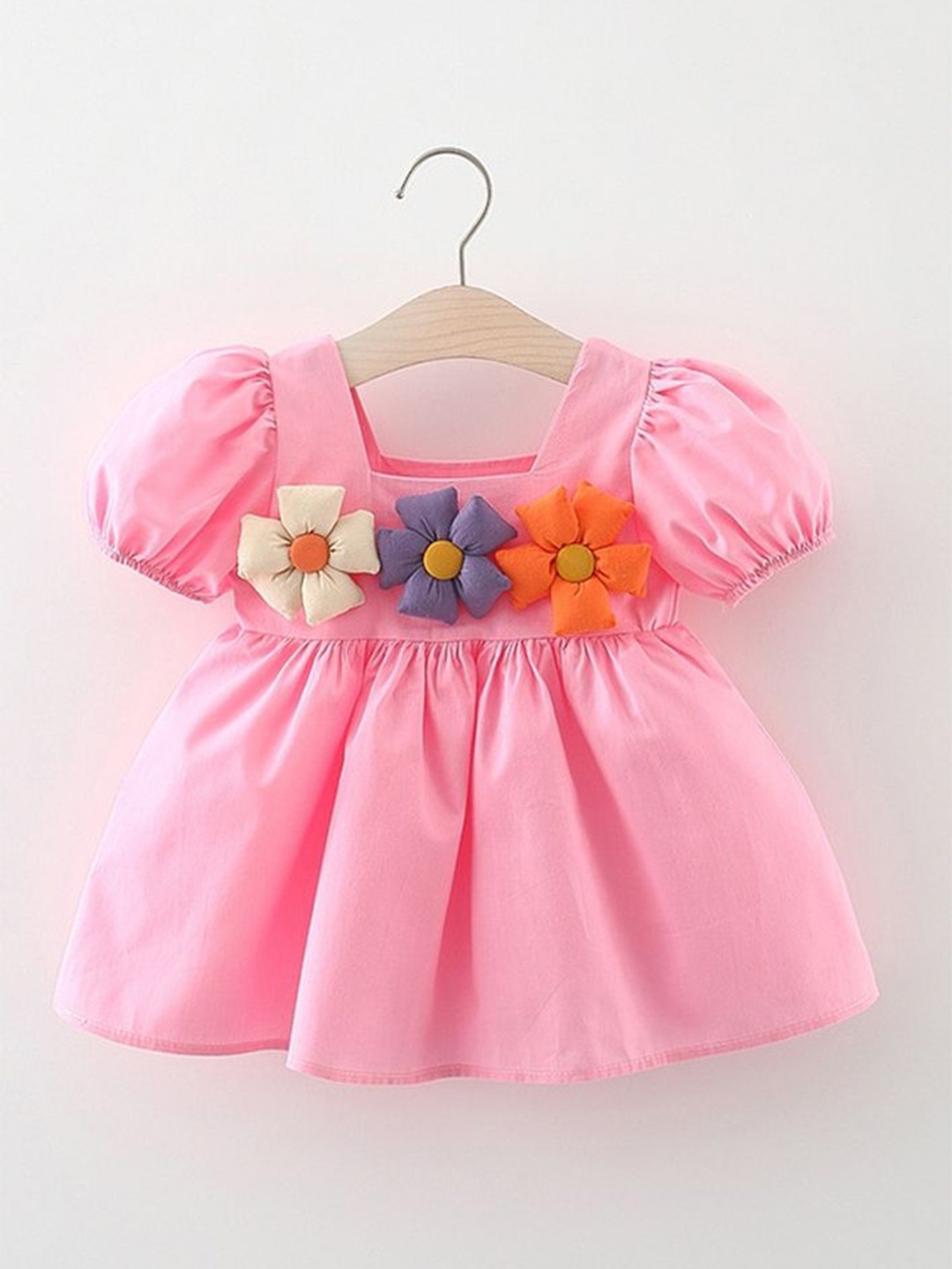 

LULU & SKY Girls Fit and Flare Mini Dress, Pink