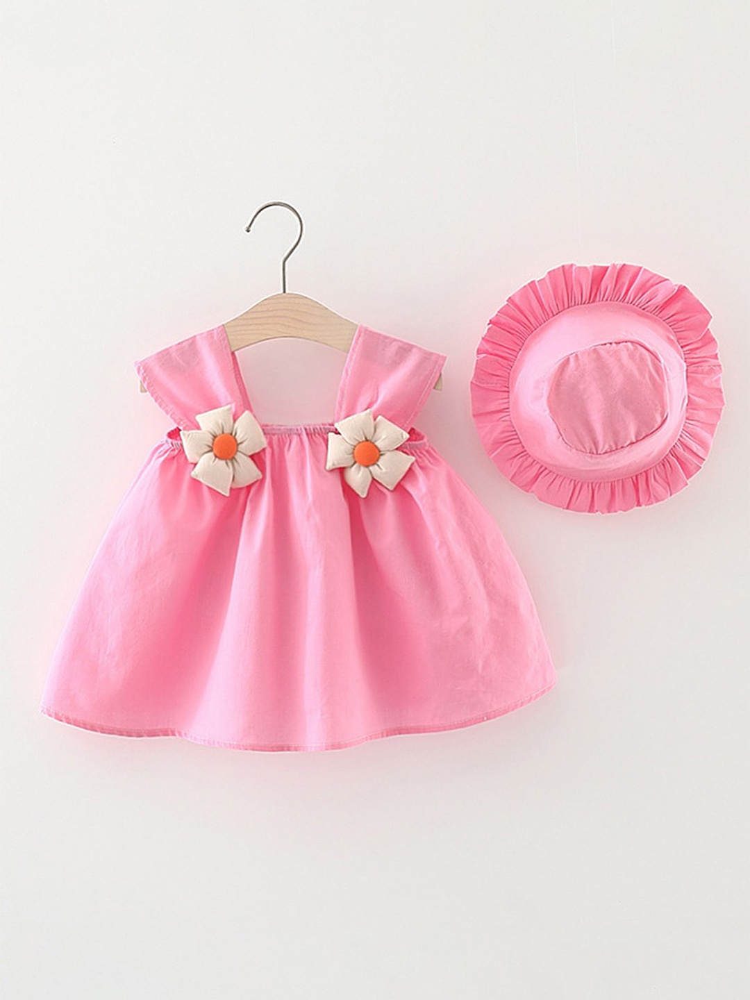 

LULU & SKY Fit & Flare Mini Dress, Pink