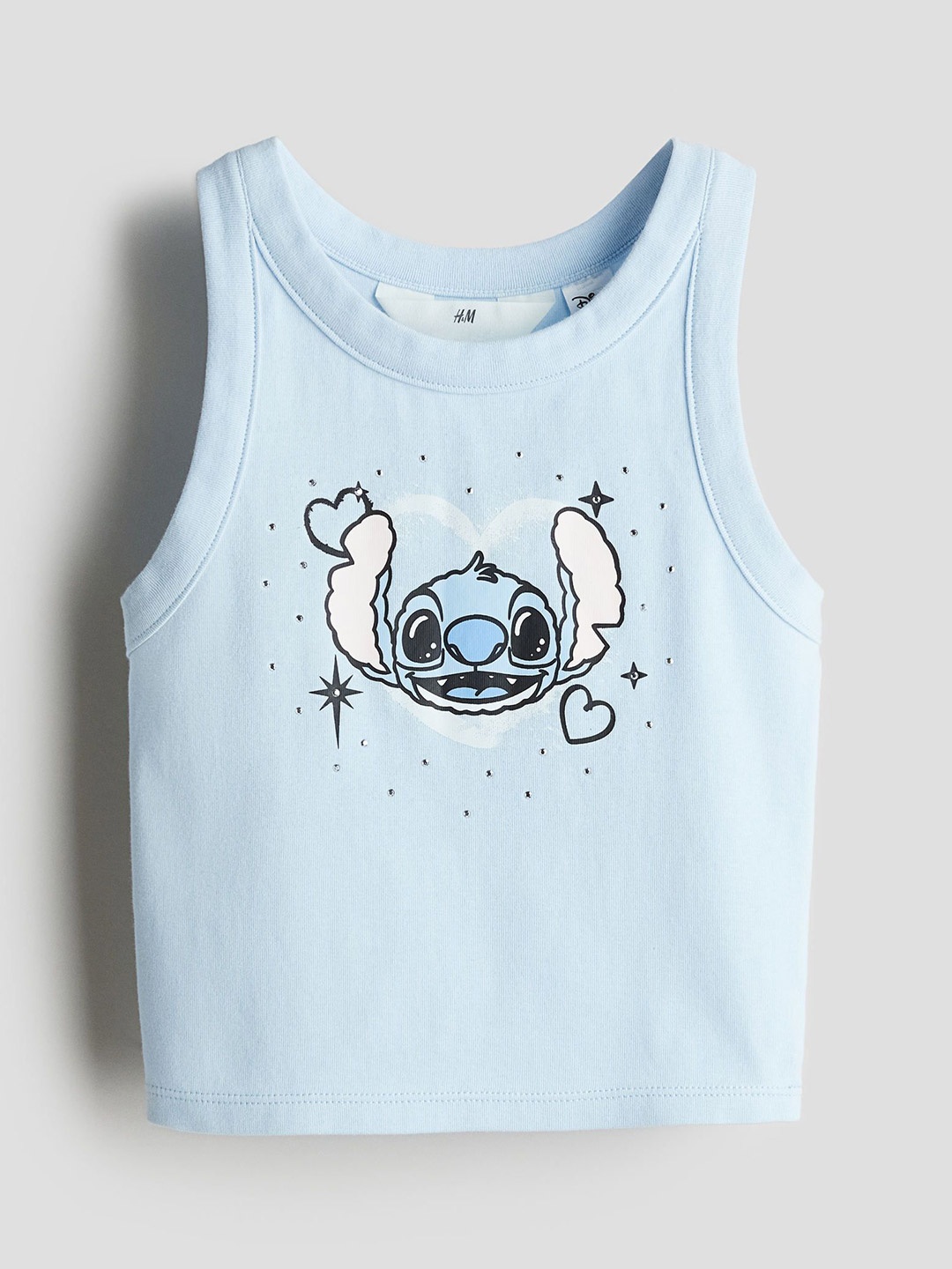 

H&M Girl Printed Vest Top, Blue