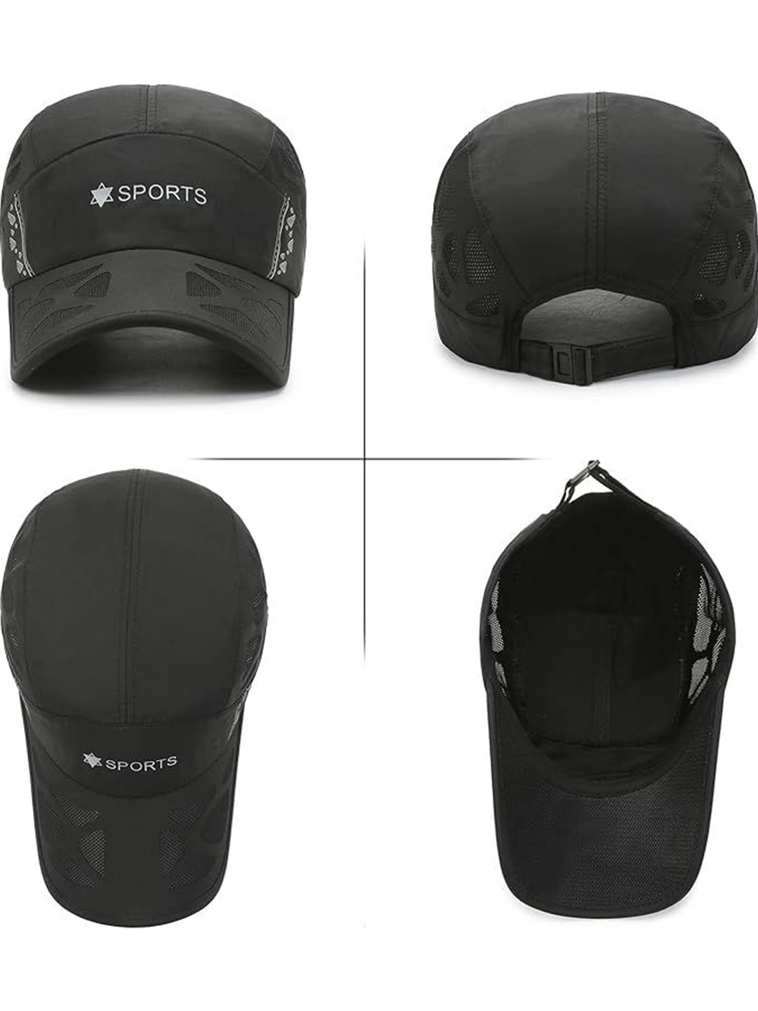 

Gildman Men Printed Baseball Cap, Grey