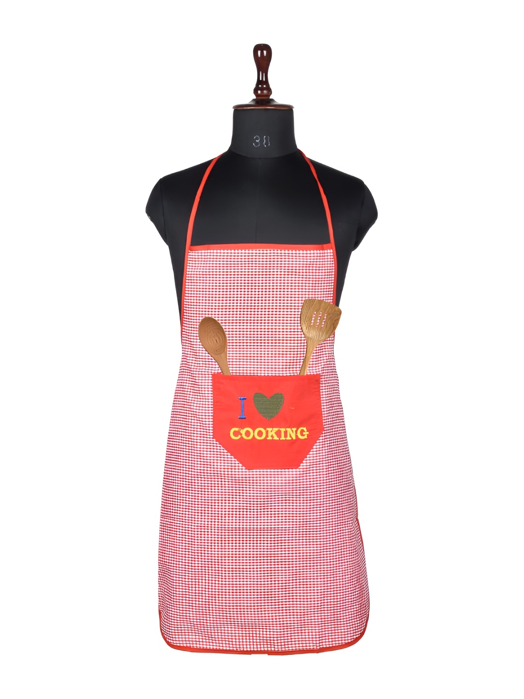 

Aura Red & White Checked Waterproof Apron