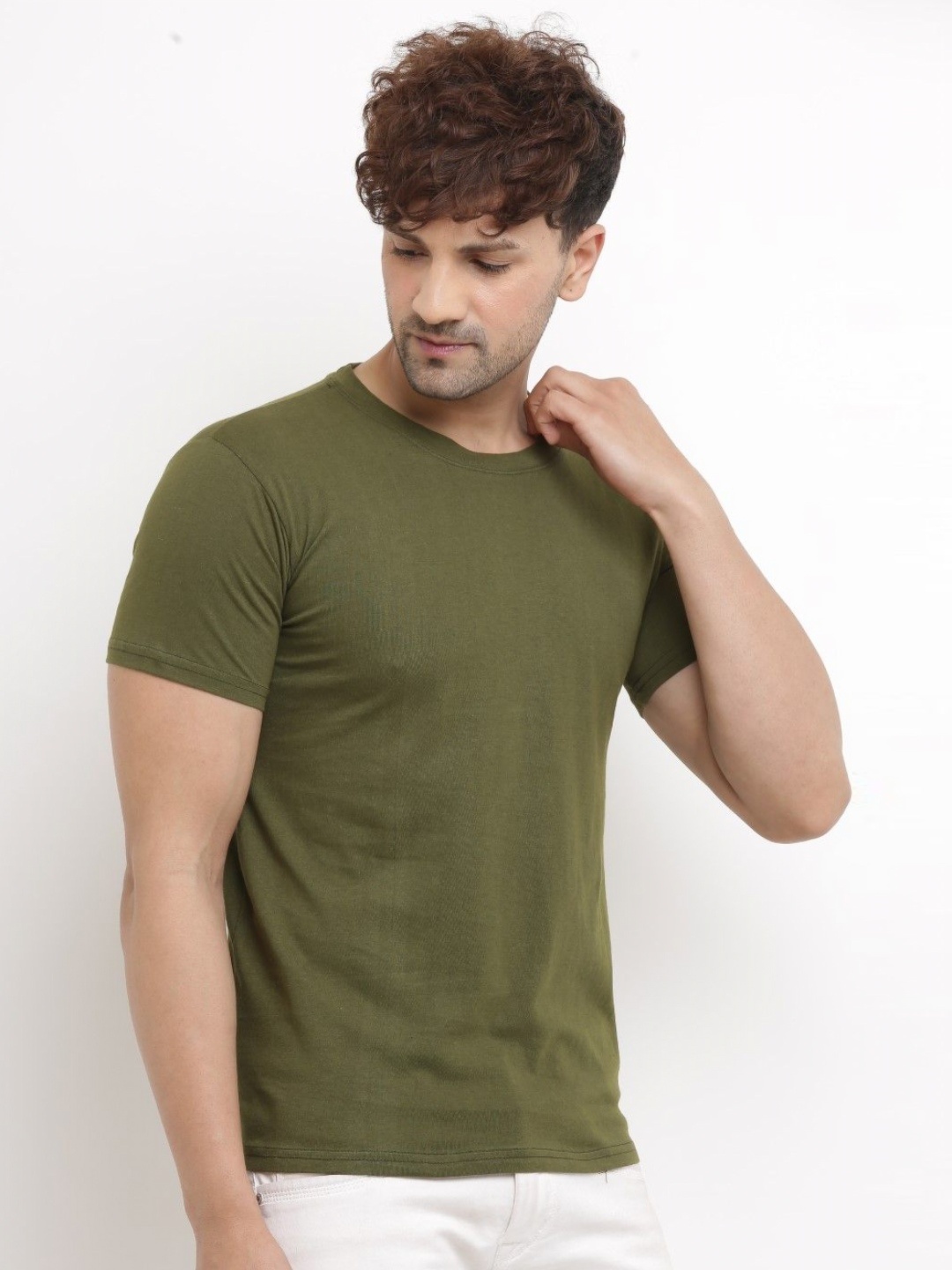 

DDASPRATION Men Pockets T-shirt, Green