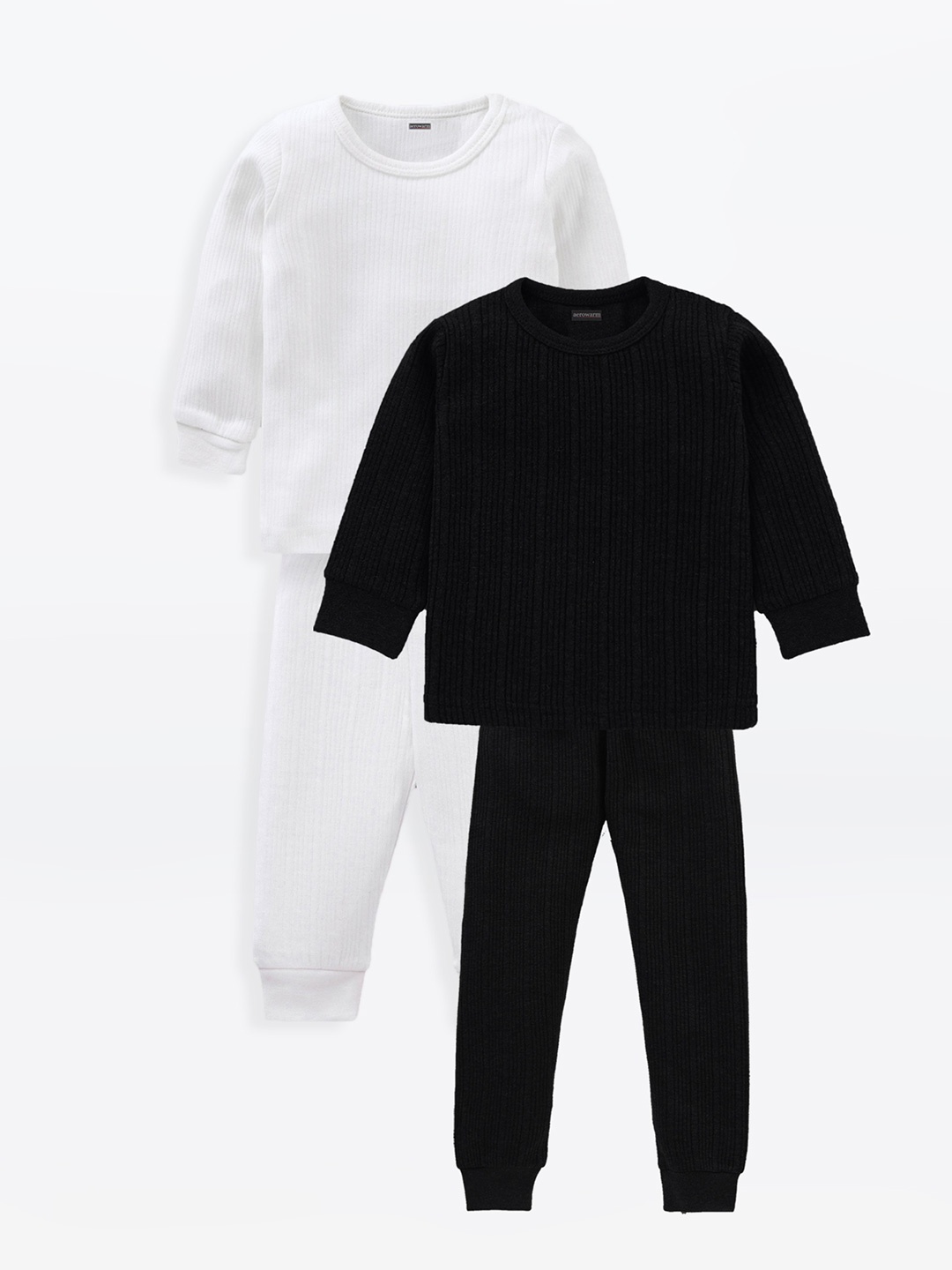 

Aerowarm Girls Pack Of 2 Thermal Sets, Black