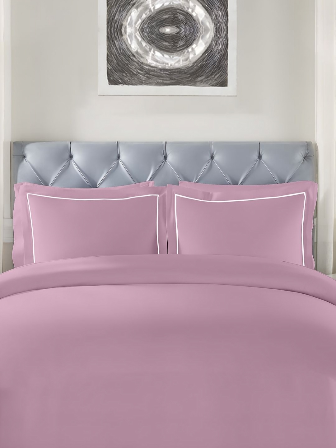 

Enchant Home Elegance Rose & White 250 TC Pure Cotton King Bedsheet Set 2.74 m x 2.74 m