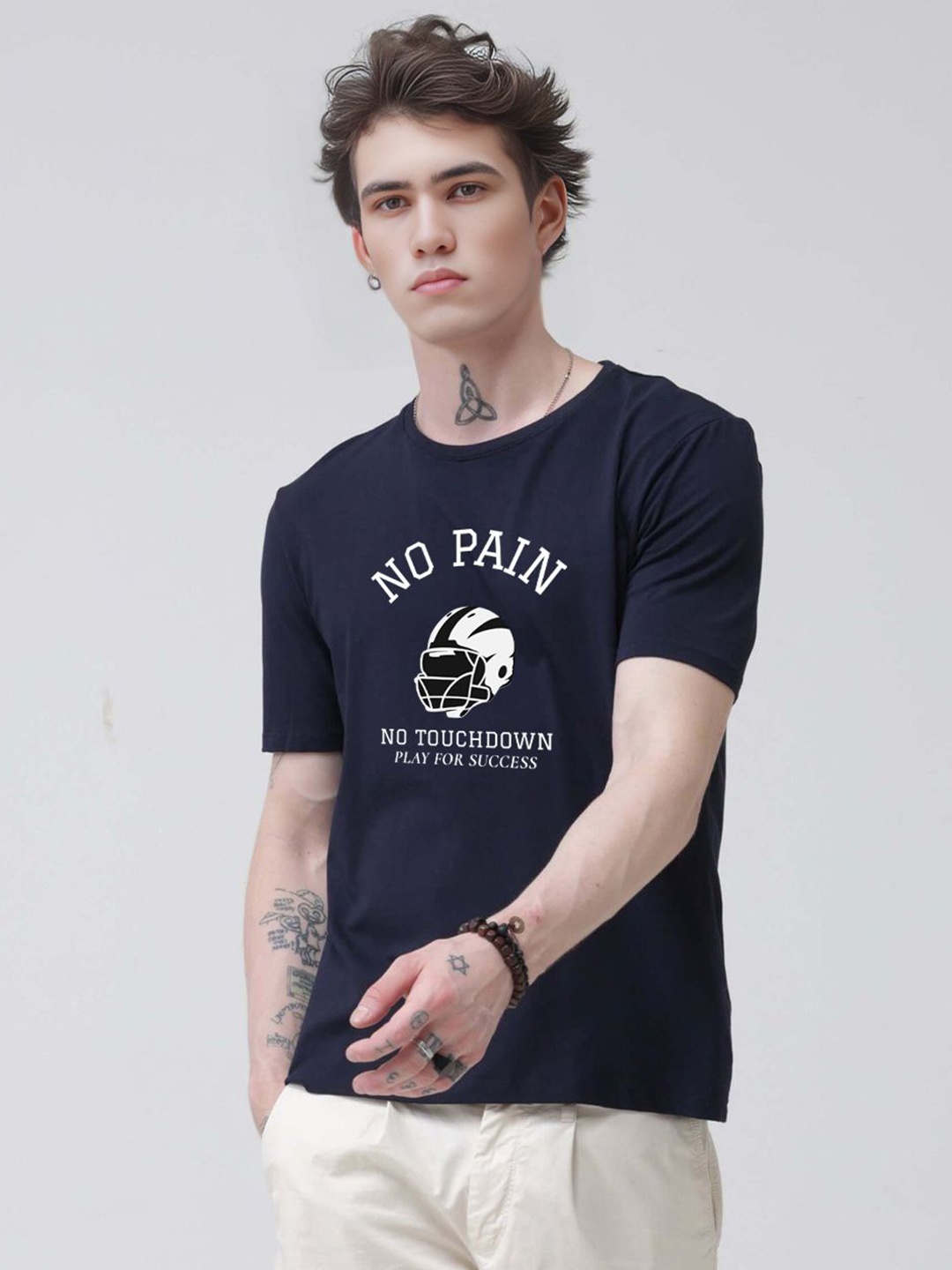 

Enciger Men Printed T-shirt, Navy blue