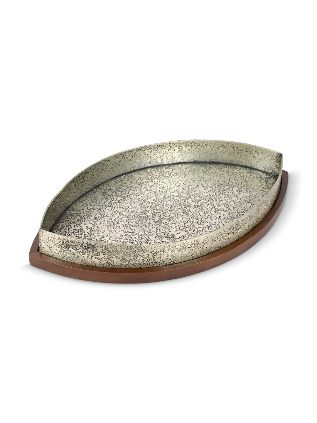 

IAAH Opus Gold-Toned & Brown Aluminium Serving Tray